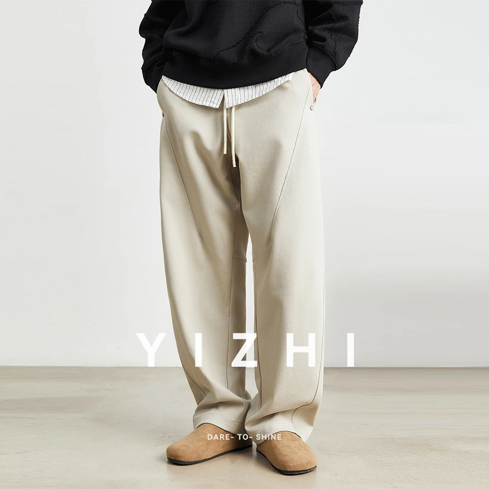 

Зимние новые модные мужские американские молодежные повседневные брюки, новые прямые комбинезоны, модные широкие спортивные брюки, тонкий стиль, S-3XL