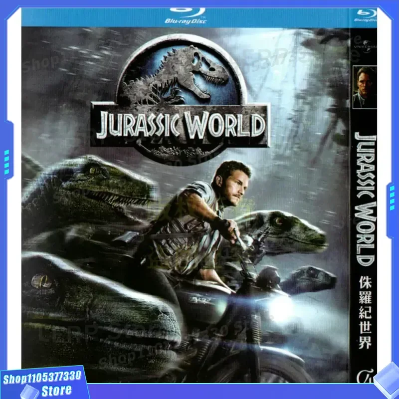

American Science Fiction Action Adventure Movies Jurassic World 1-3 BD Blu-ray High Definition 3 Discs