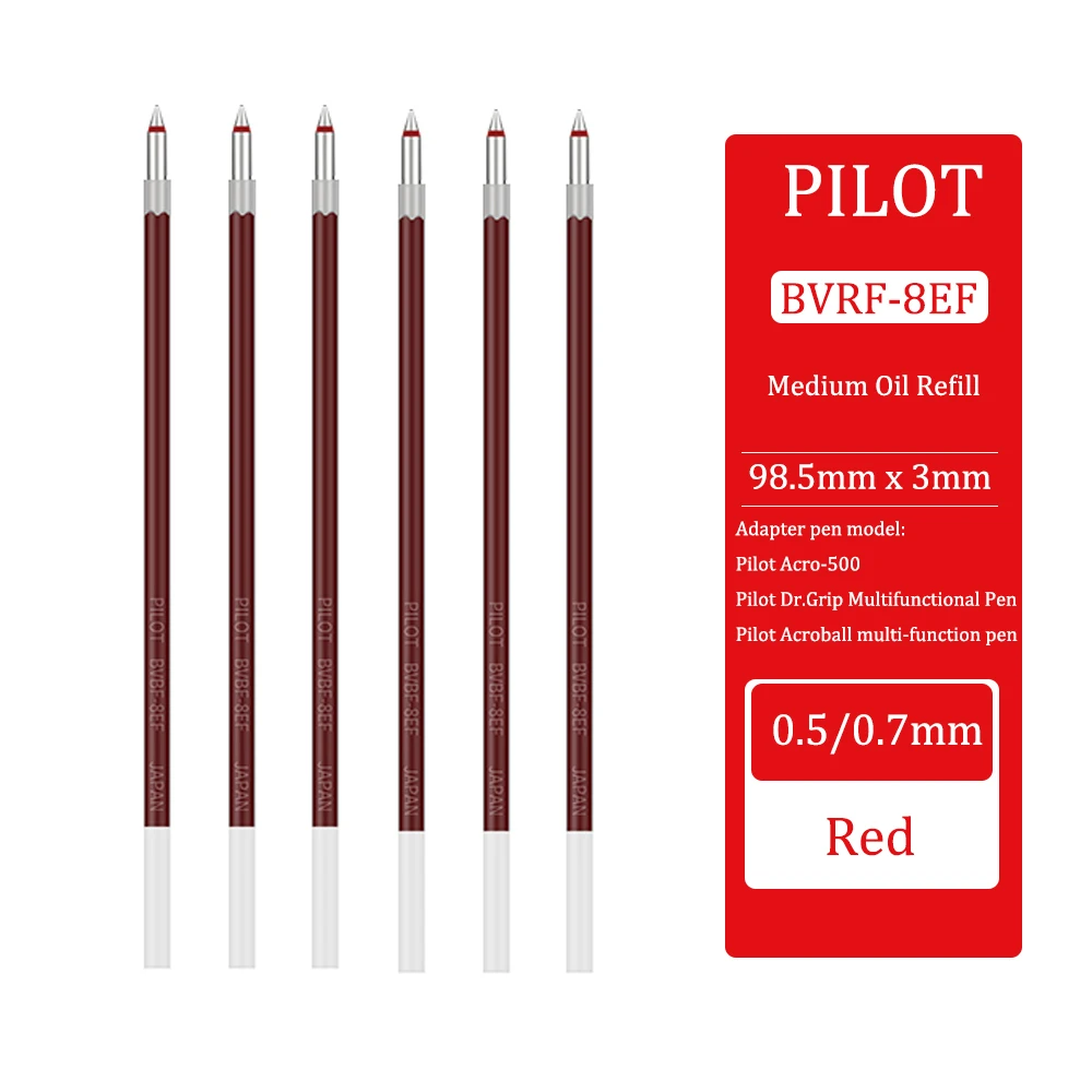 Japanische Pilot Gel Pen Nachfüllung Dr. Griff Kugelschreiber Nachfüllung für Drei-in-Eins-Multifunktion stift 0.5/0,7mm BVRF-8EF Briefpapier