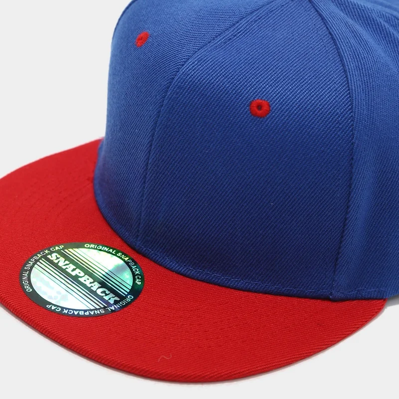 Hot Sale Cap Plain Snapback High Quality Adult Hip Hop Baseball Cap Men Women Outdoor Leisure Fashionable Color Blocked Hat