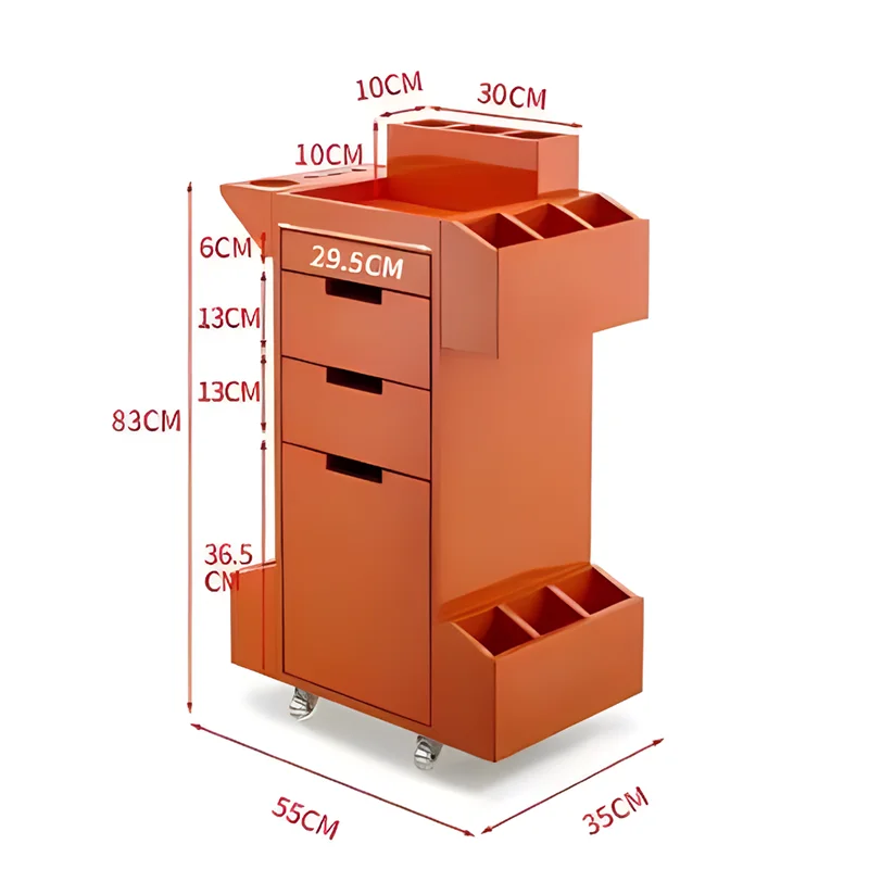 Premium-Luxuswagen, einzigartige moderne Aufbewahrung, große Organizer, Trolleys, ästhetische Glam Carritos Organizadores Salonmöbel