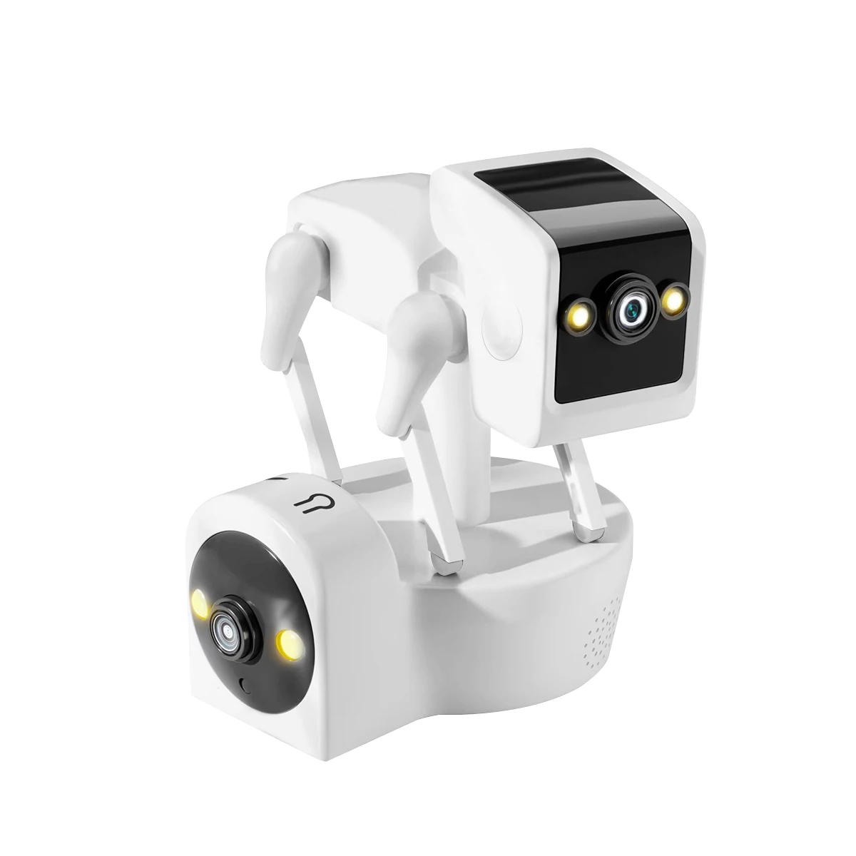 4MP Yoosee/V360Pro  APP Dual Lens  Full Color PTZ RobotDog IP Dome Camera AI Humanoid Detection Full Color CCTV Baby Monitor