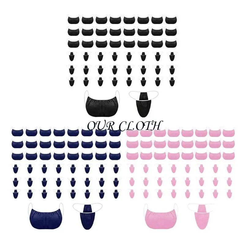 50 قطعة ملابس داخلية للاستخدام مرة واحدة صحية رقيقة قابلة للتعبئة تصميم موفر للمساحة لمغامرات الظهر Y1AC #1