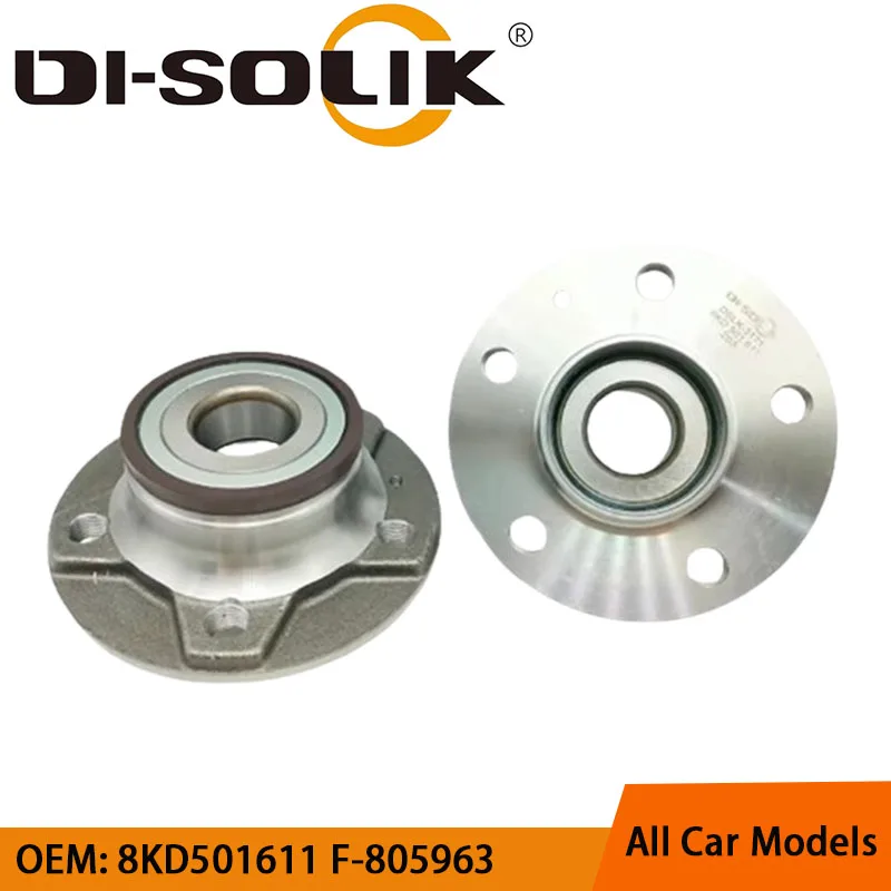 

DI-SOLIK Auto Car Parts 2WD Rear Wheel Hub Bearing Assembly 8KD501611 L8KD501611 8K0598611 for FAW AUDI A4L(828,B8)2008-2016