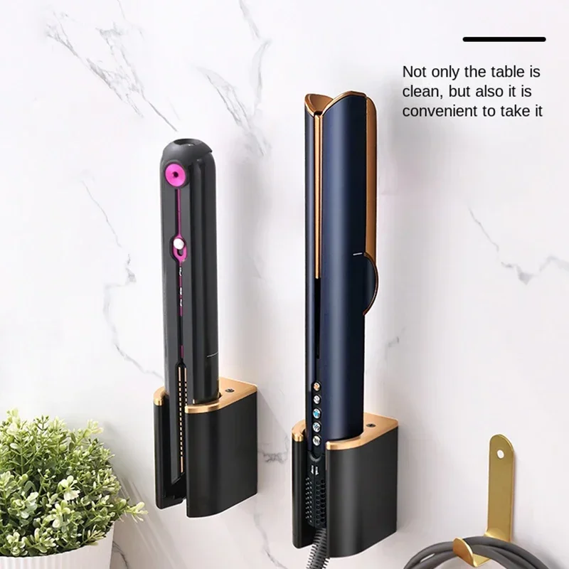 Universal Storage Bracket for Dyson Hair Dryer Straightener HT01/HS03/HS01/SH05 Curling Iron - Free Punching Storage Shelf Parts