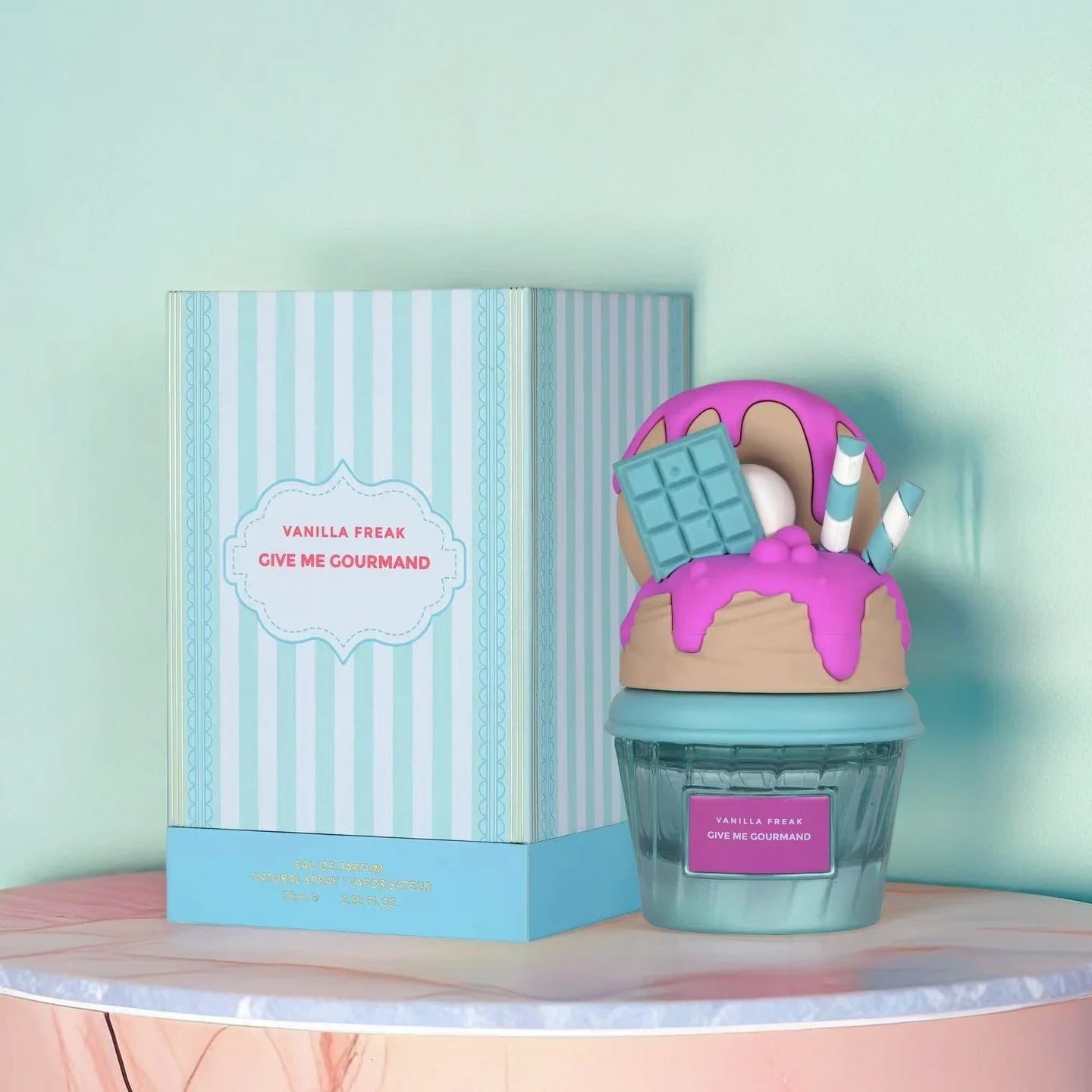 

Vanilla Freak Give Me Gourmand Women's Perfume - Creamy Vanilla & Playful Pink Frosting Notes, Ideal Gift for Any Occasion