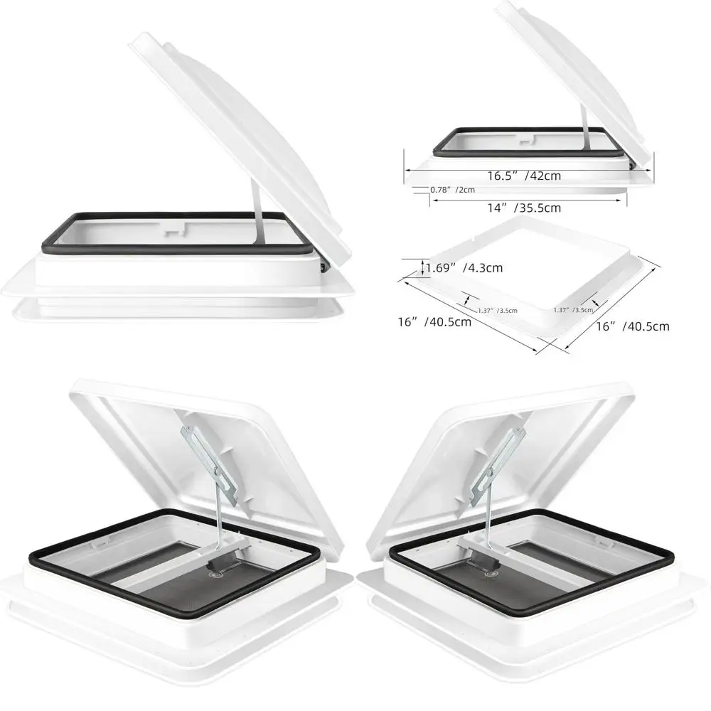 

Вентиляционное отверстие на крыше автофургона или прицепа — руководство 14 x 14 дюймов