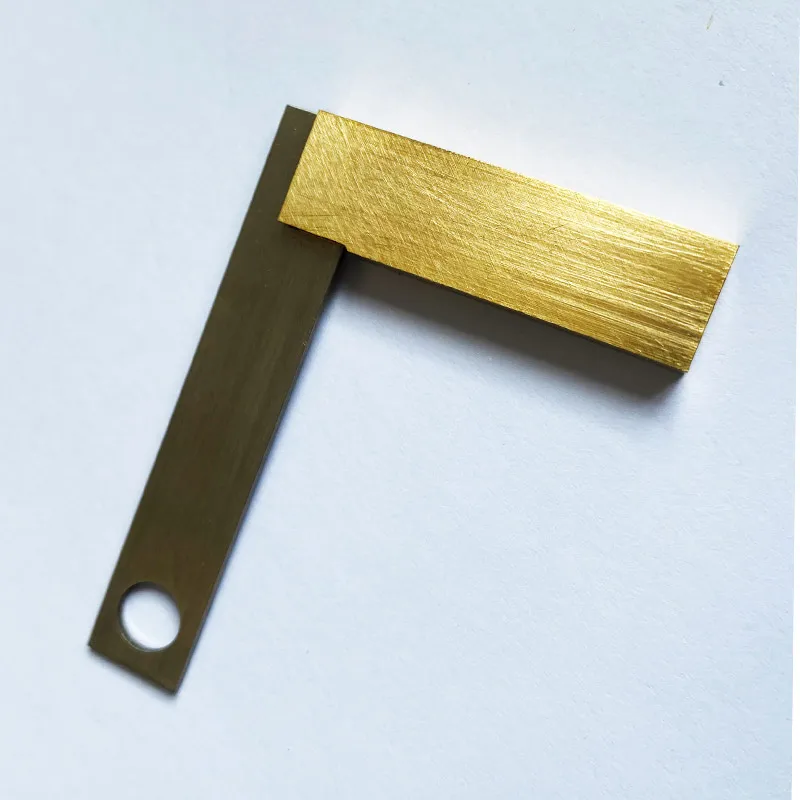 SHINWA High Precision Mini Square 6cm8cm Brass Handle DIY 62021