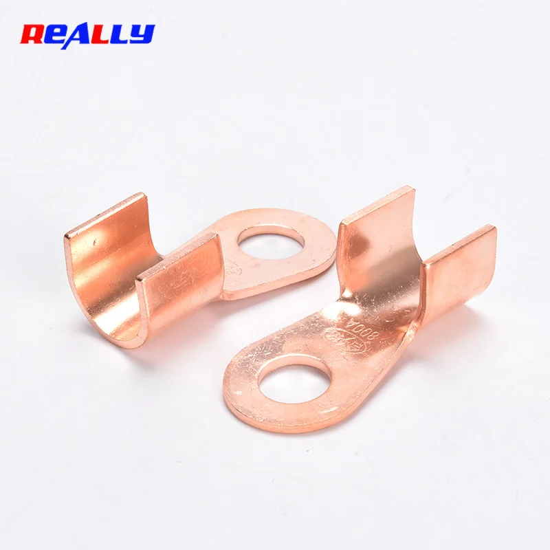 OT 10A  60A  100A  200ACable Copper Lug Battery Connector Ring Terminal  20A 30A 40A 50A 150A 200A 300A