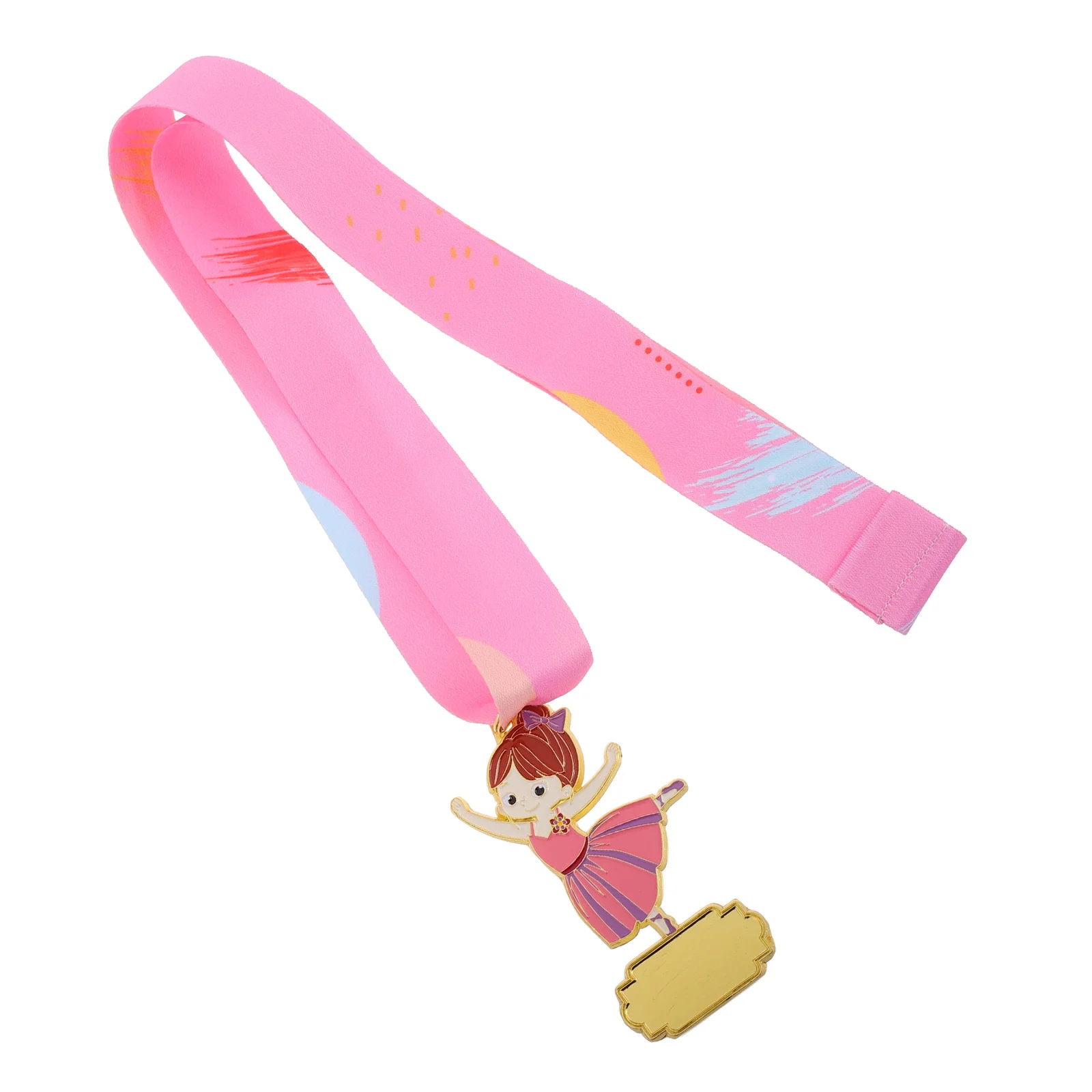 

Ribbon Dance Competition Medals Student Children's Periscope Gold Fabric Elementary School Toys Kindergarten Graduation