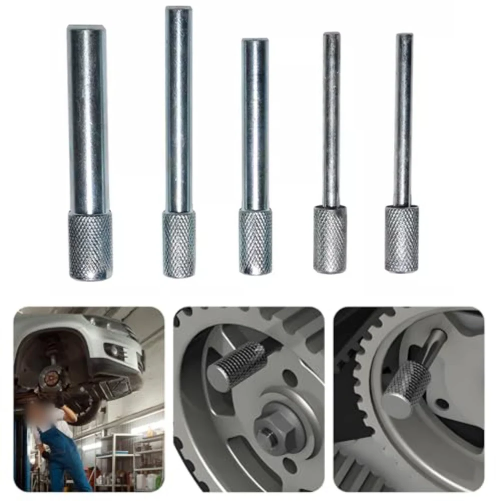 

5PCS Automotive Timing Tool Kit for Crankshaft Camshaft Engine Pulley Compatible with For 1 6 For 1 8 and 2 0 HDi