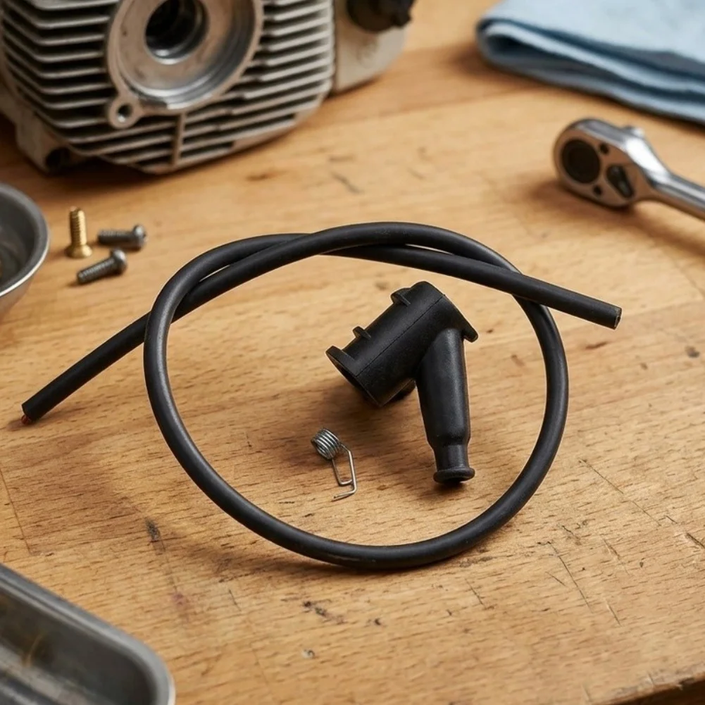 5mm Conduit and Wire Kit Compatible with For 1128-405-1000 Chainsaw Spark Cap Assembly for Reliable Electrical Connection