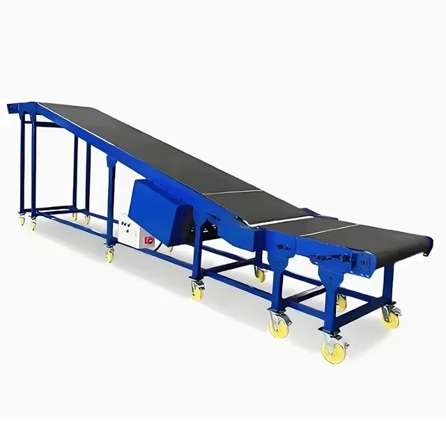 Loading and Unloading Artifact Express Conveyor Logistics Belt AutomaticTelescopic Conveyor for Warehousing Logistics Industries