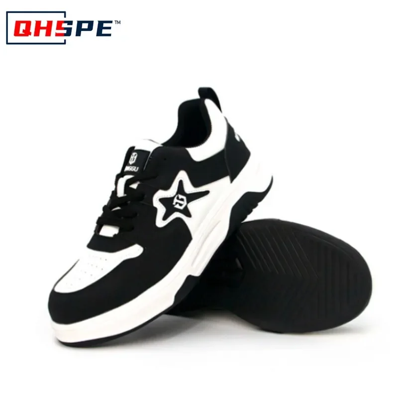 Lightweight EVA Sole Safety Shoes Men Comfortable Breathable Four Season Work Sneakers Anti Slip Protective Footwear