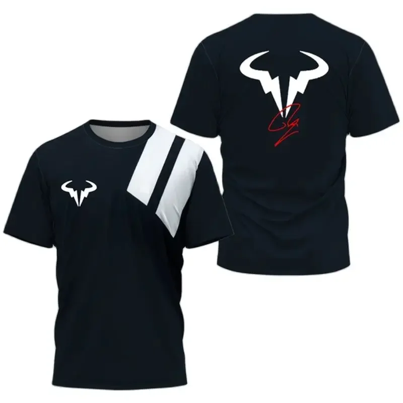 

Fashionable badminton training clothes, summer men's T-shirt, outdoor tennis sportswear, casual O-neck short sleeved women's spo