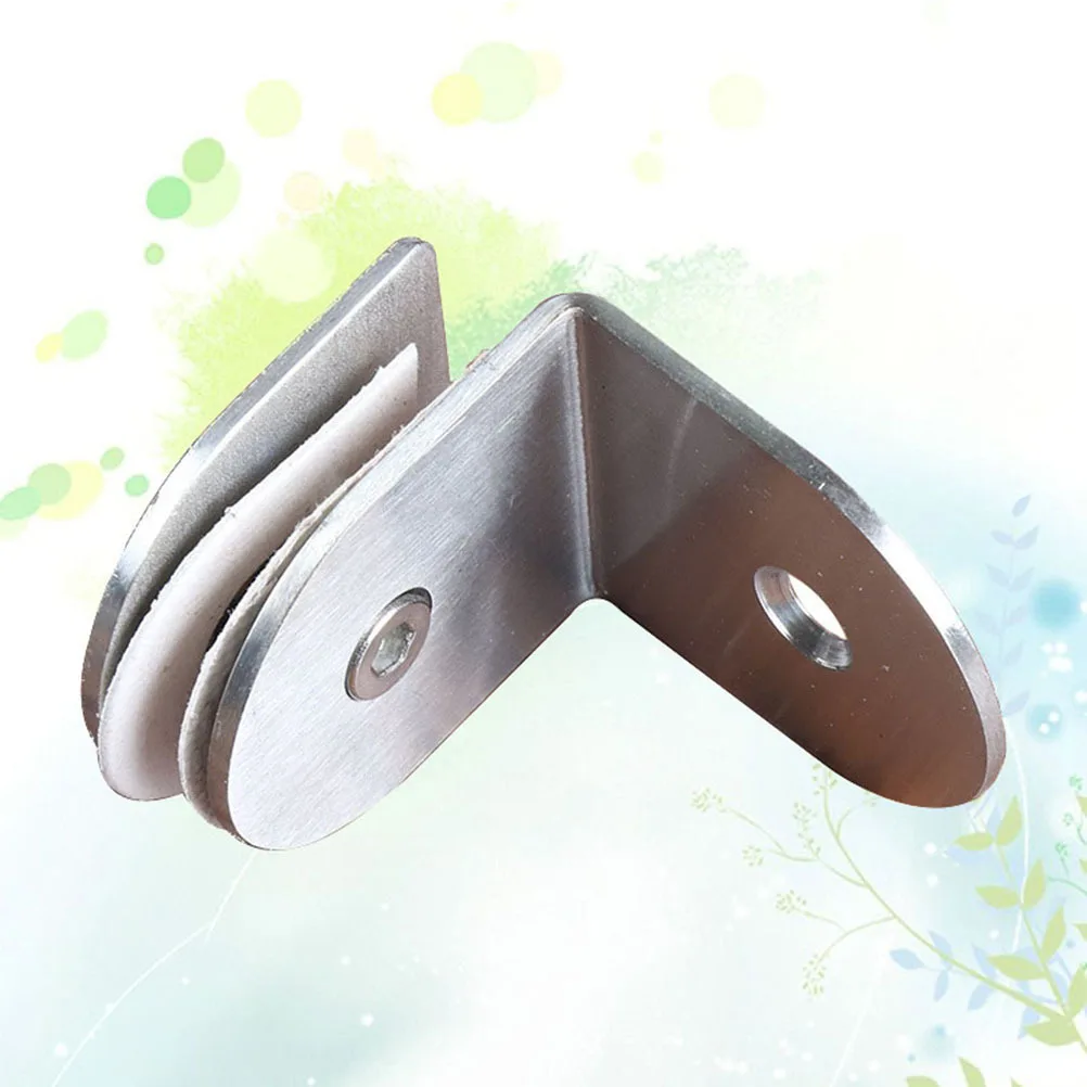 الساتان الانتهاء من الفولاذ المقاوم للصدأ الزجاج دعامة تثبيت مشبك 8-12 مللي متر نافذة الحمام المقسى الدرابزين قابل للتعديل مايكرو المسمار تحديد