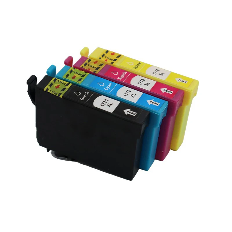 Compatible Ink Cartridge For Epson T1771 T1772 T1773 T1774 Expression XP-30 XP-102 XP-202 XP-302 XP-402 XP-225 XP-422 Printer