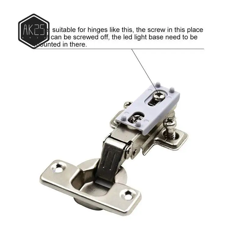 

AK25-LED Hinge Light Universal Cabinet Cupboard Hinge LED Night Light For Kitchen Home Bedroom Lamp