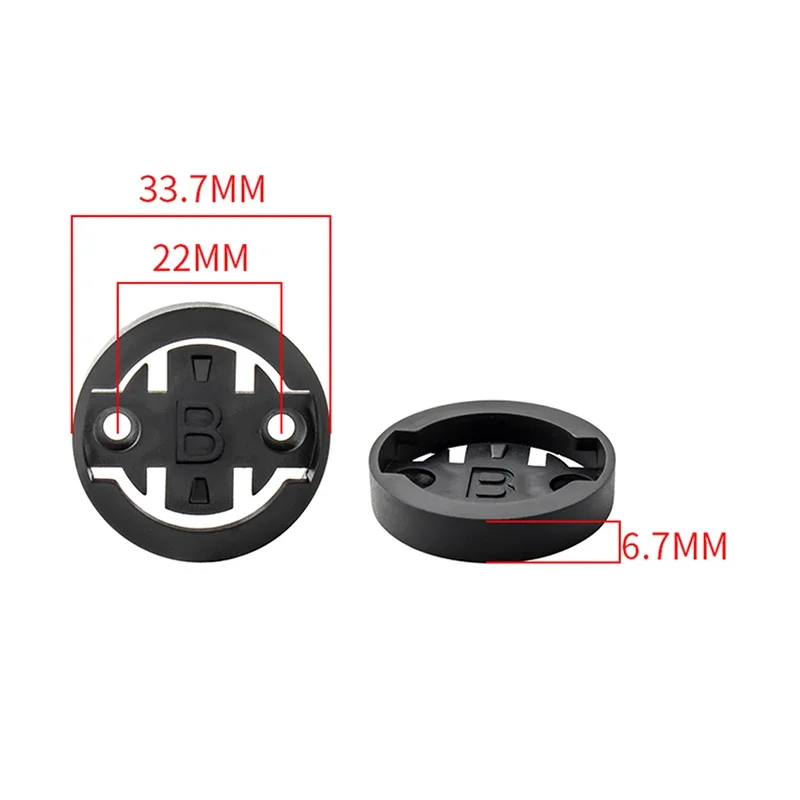 2PCS Fahrrad Computer Halterung Für Garmin Bryton WAHOO Computer Halter Vorbau Top Cap Adapter Fahrrad Zubehör – Detail 4