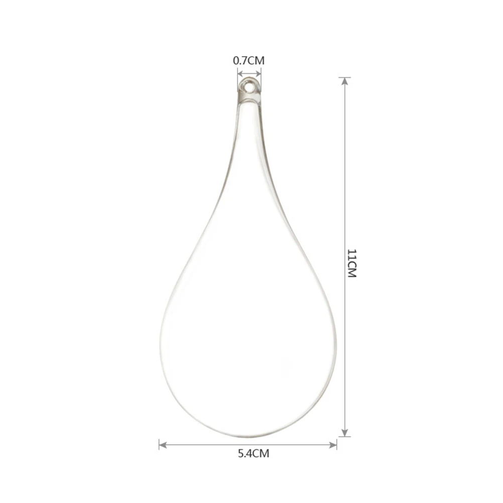 

5Pcs Clear Plastic Hanging Balls Fillable Party Decorations for DIY Crafts Immortal Flower Storage Home Holiday Decor