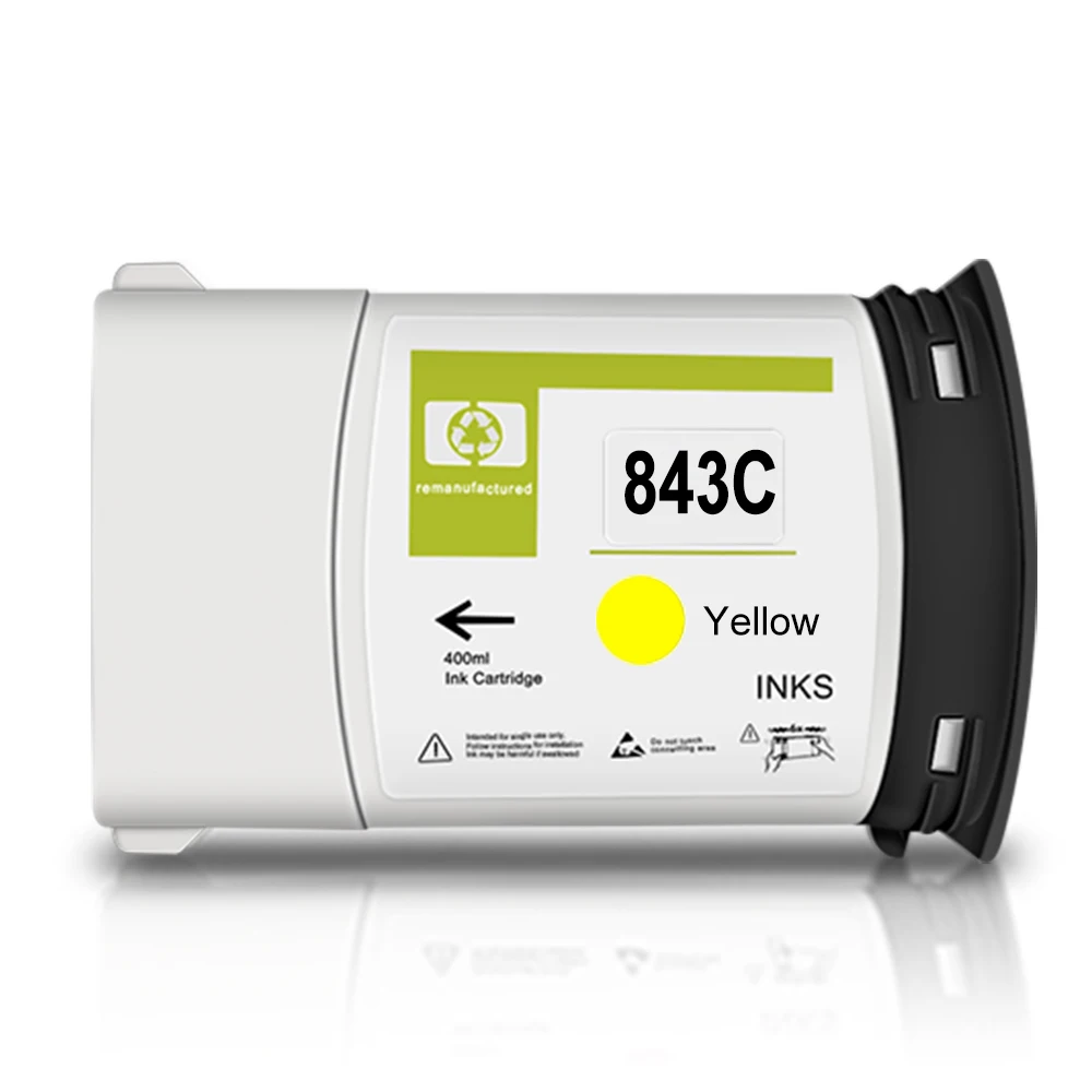 For HP 843C Ink Cartridge 400ML With Full Ink HP843 For HP