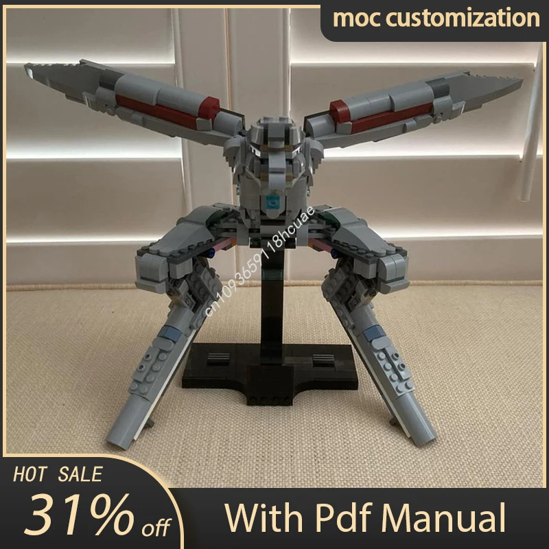 512pcs Moc Star Battle Metal Gear Ray Model Building Blocks Bricks Diy Creative Assembly Educational Toys Kid Gift