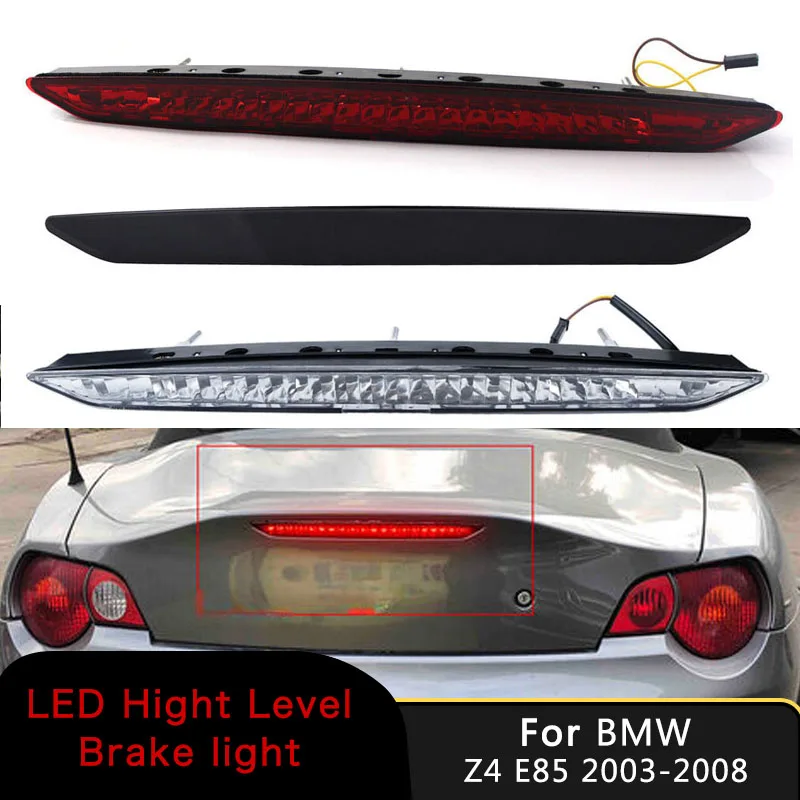 

Для BMW Z4 E85 2002-2008 63256930246 Высоко установленный стоп-сигнал Третий стоп-сигнал Стоп-сигнал Светодиодный задний высокий крепление Красный Черный Белый