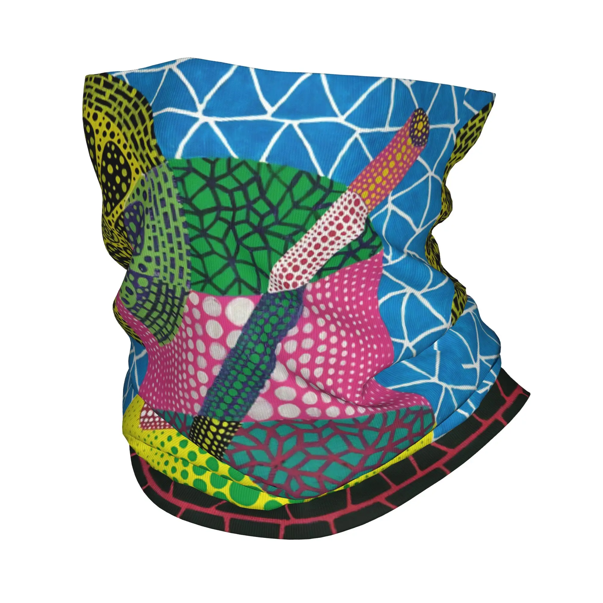 Yayoi Kusama Abstract Pumpkin Bandana Neck Gaiter for Ski Hunting Women Men Wrap Scarf  Headband Warmer Face Scarf Cover