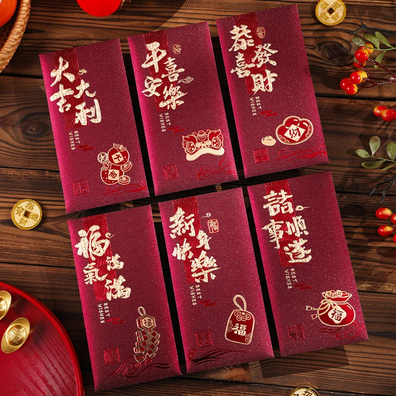 24-Pack Chinese New Year Red Envelopes - 6.7x3.5 Inch Hong Bao For Money, Birthdays, Weddings