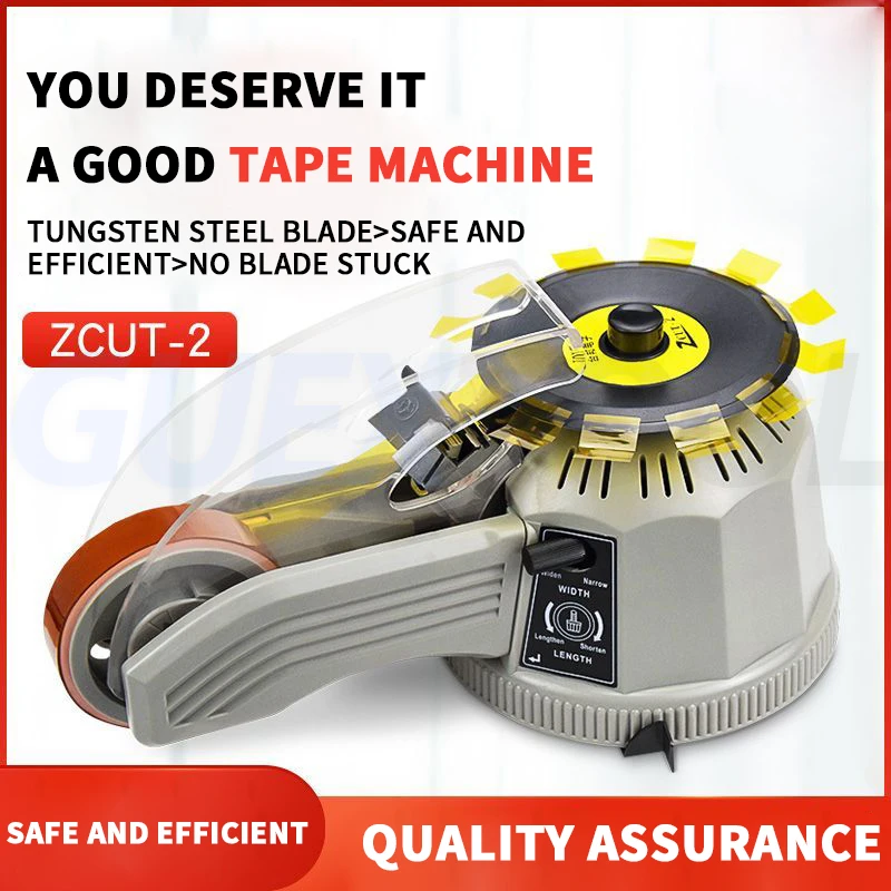 Automatische tape dispenser, ZCUT-2 Hulpmiddel Kantoor Materiaal, Microcomputer Intelligente Kleine Auto Tape Cutter, tape Snijmachine, voor hoge temperatuur plakband/maskerende tape/transparant plakpapier/aluminiumfol