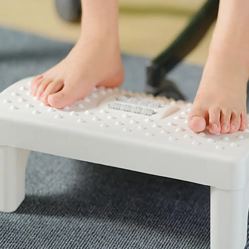 

1Pcs Simple Design Footstool Long Lasting Use for Home Office Sofa Toilet White Children's Pedal Indoor Footstool