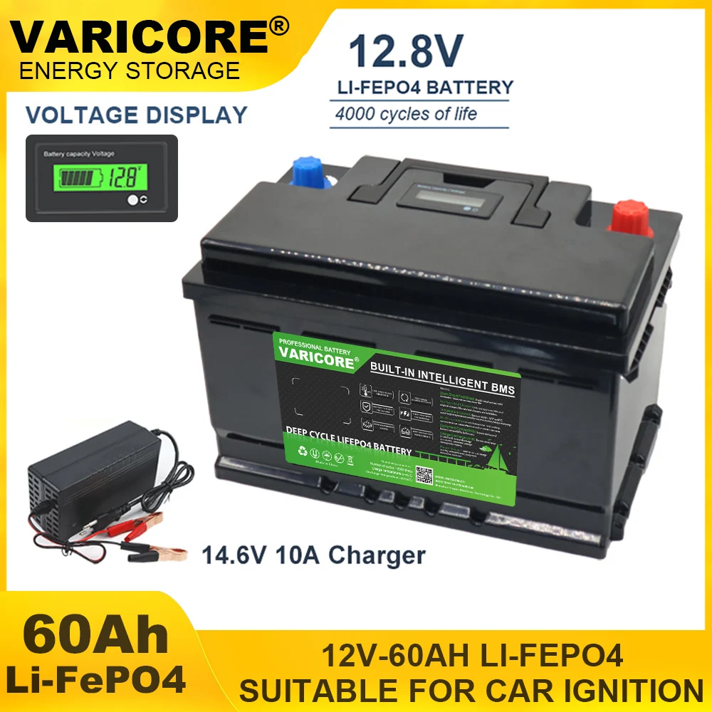 LiitoKala 12.8V 310ah 280ah 120AH LiFePO4 Battery 12V Lithium Iron Phosphate Batteries Cycles Touring car 14.6V Charger Tax Free