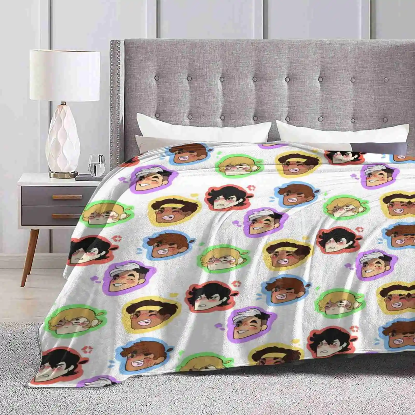 Paladins! Soft Warm Throw Blanket Voltron Pidgegunderson Keithkogane Hunk Lancemcclain Takashishirogane