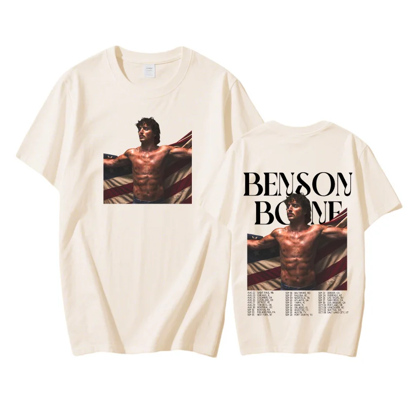 

Benson Boone - Momma Song T-shirt High QualityPrinting Punk Tshirts 100%Cotton Short Sleeve Male T Shirt GothicUnisex Streetwear