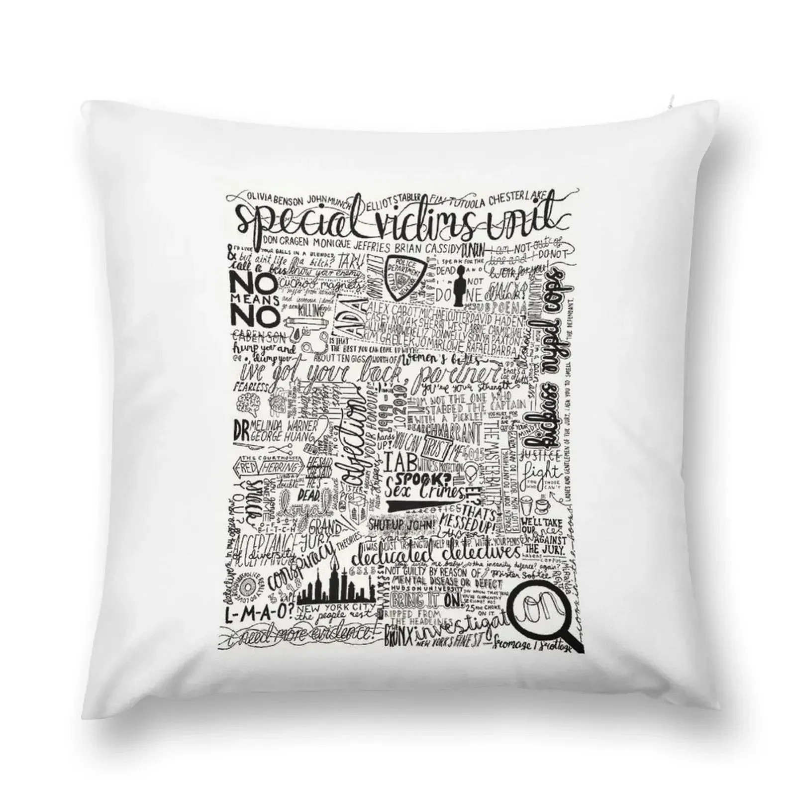 Law & Order - SVU Masterpiece Throw Pillow Decorative Pillow Covers For Sofa Bed pillowcases Pillowcases For Pillows pillow