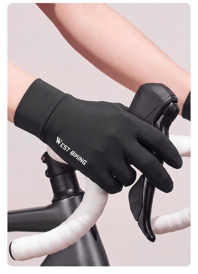 WEST BIKING Damen Fahrradhandschuhe, Flip-Finger, Touchscreen-fähig, Vollflächen-Polsterung, rutschfest, UPF 50+, für Frühling, Sommer, Herbst, Rennrad – Detail 20