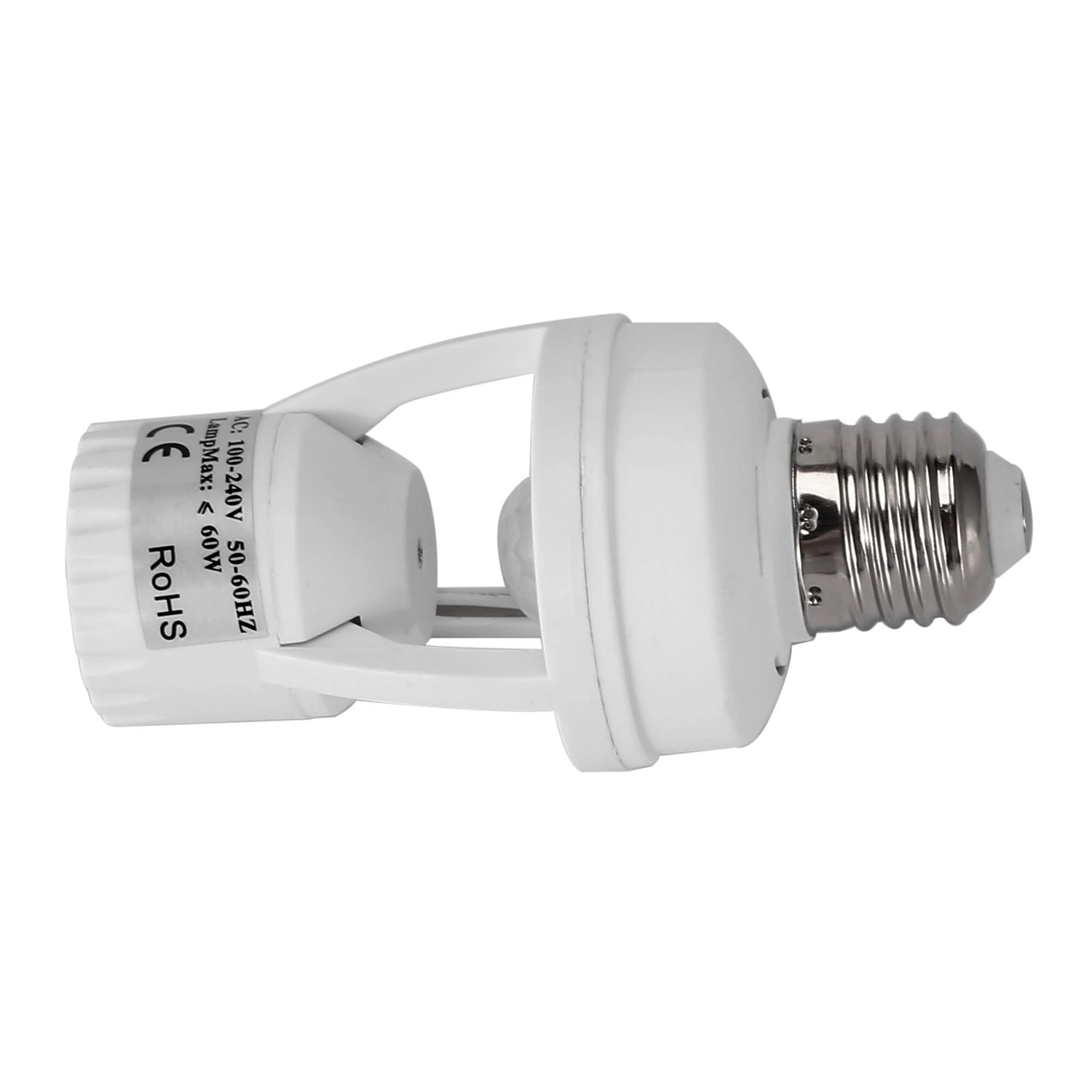 AC 110-220V 360 Degrees Pir Induction Motion Sensor IR Infrared Human E27 Plug Socket Switch Base Led Bulb Lamp Holder