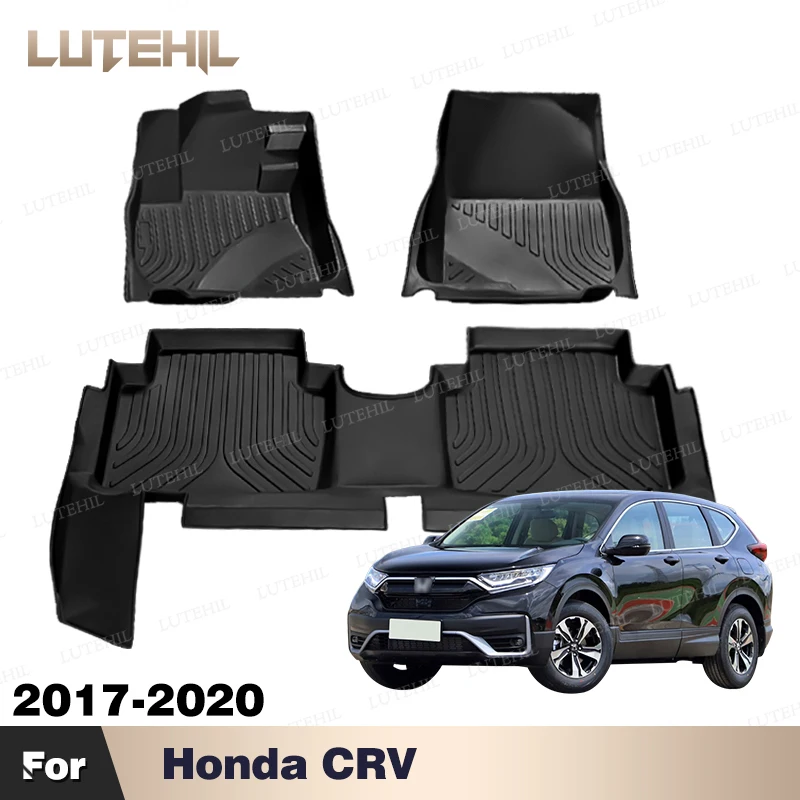 

Автомобильный напольный коврик из ТПЭ на заказ для Honda CRV 2017-2020 19 18, ковровый чехол, водонепроницаемая, нескользящая, внутренняя защита, аксессуары, детали