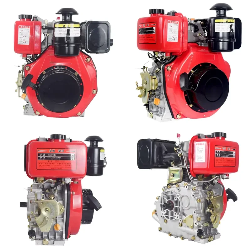 186FA High Power Low Fuel Consumption Durable Air-cooled Engine Large Fuel Low Noise Industrial Engine