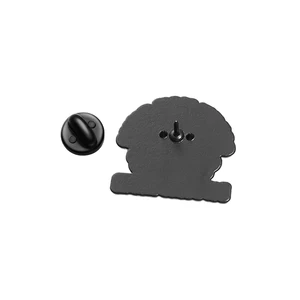 Esmalte Pins para crianças e amigos, broches de metal personalizados, lapela emblemas, desenhos animados jóias engraçadas, personagem animado, presente bonito 12 principais vendas alfinete de gola - №12