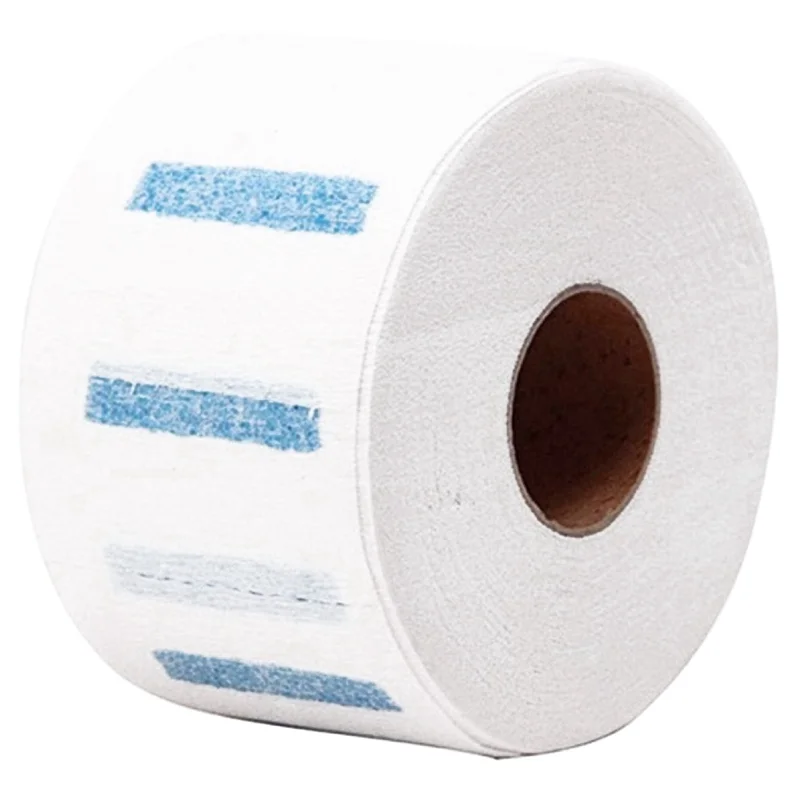 

4X5 шейный воротник для стрижки волос с оборками в рулоне бумаги для гигиены салона парикмахерской