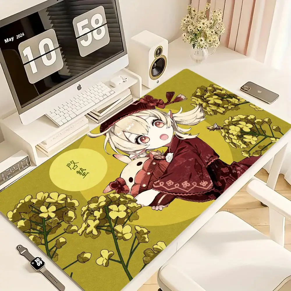

Genshin Impact Pattern Kawaii Mouse Pad Large Rubber Anti-slip Desk Accessories Mousepad for Office and Gamer Keyboard Decor Mat