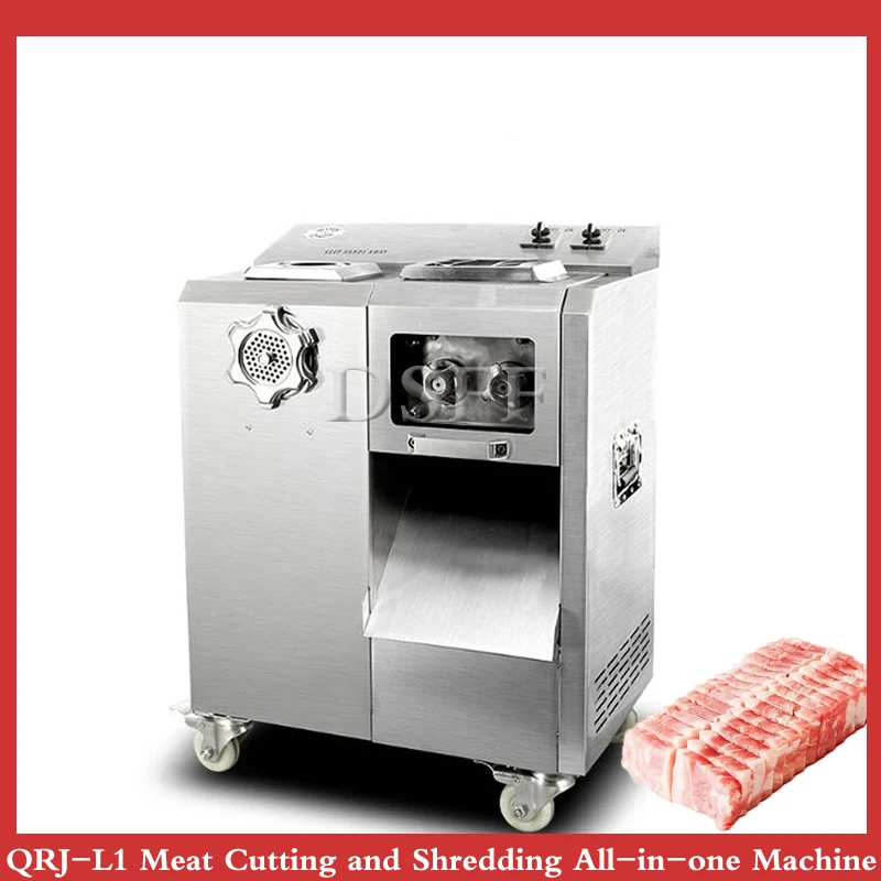 Commercial Meat Grinder, Stainless Steel Electric Sausage Machine, Detachable Head, With Waterproof Switch, Easy To Clean