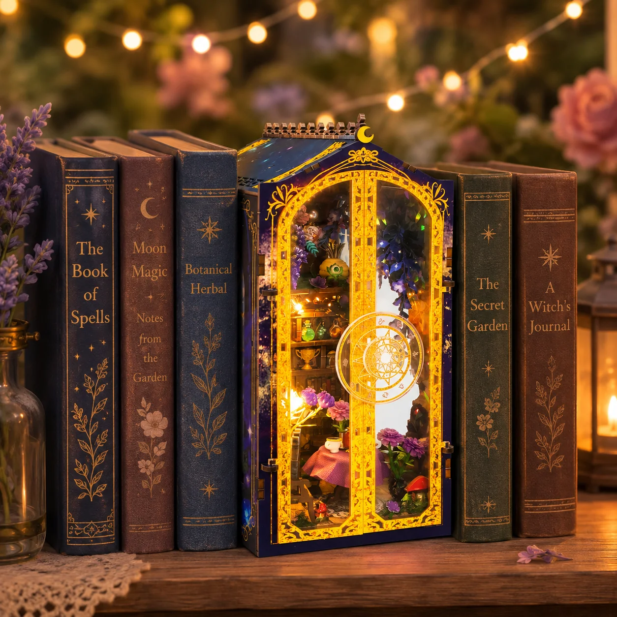 diy-mini-book-nook-kit-magic-garden-workshop-fantasy-miniature-dollhouse-bookshelf-insert-puzzle-model-booknook