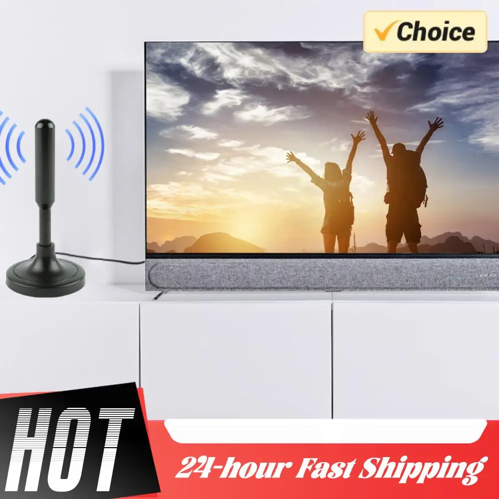 

Портативная ТВ-антенна DVB-T DVB-T2 DAB для цифрового телевидения, Plug and Play, для использования внутри и вне помещений, цифровая HD-антенна Freeview для Smart TV