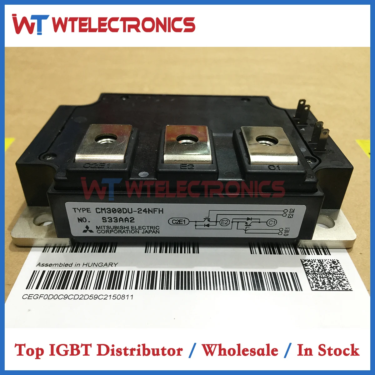 

CM300DU-24NFH Original IGBT Module CM300DU 24NFH NEW CM300DU24NFH NEW