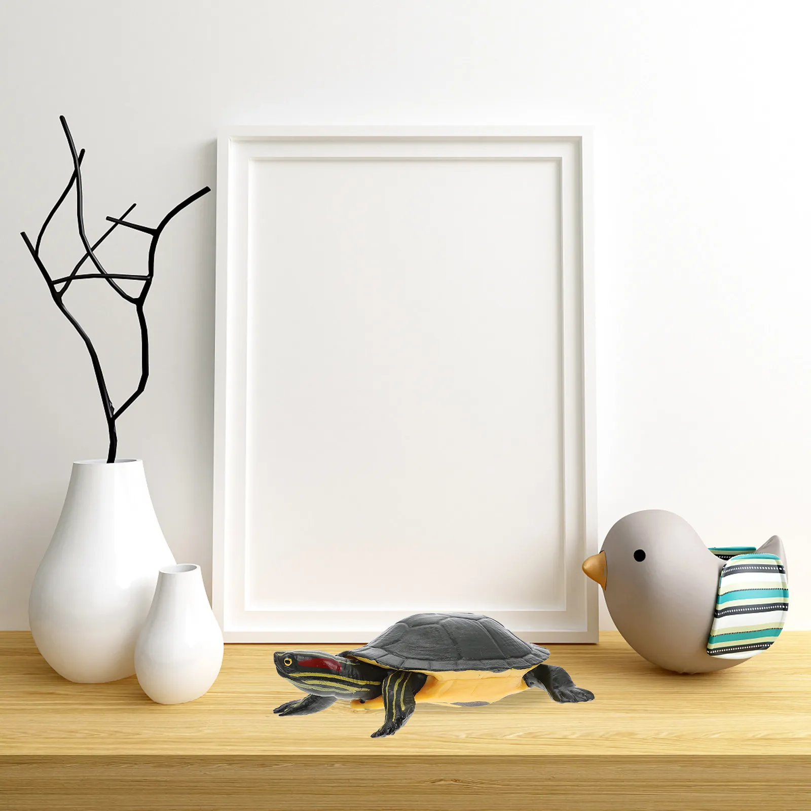 

Simulation Turtle Solid Premium Plastic Realistic Detail Visual Effect for Home Kids Education Cognitive Plaything Ornament