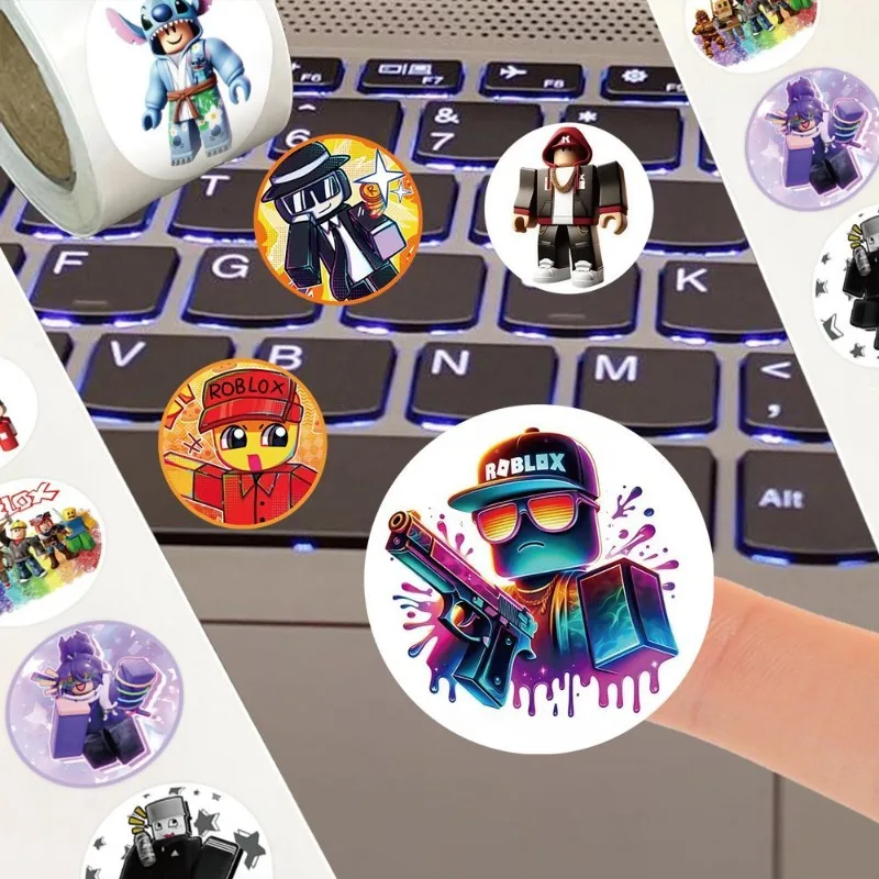 

Набор из 500 наклеек ROBLOX Creativity Avatar Curly Sticker для творческих игр, двухмерные стикеры для оформления персонажей