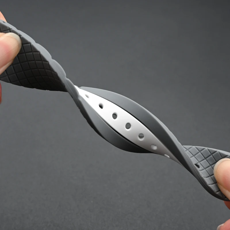 Correa de reloj de goma de silicona para Swatch X Blancpain Five Oceans, correa de repuesto de 22mm, pulsera deportiva Universal para Seiko Casio