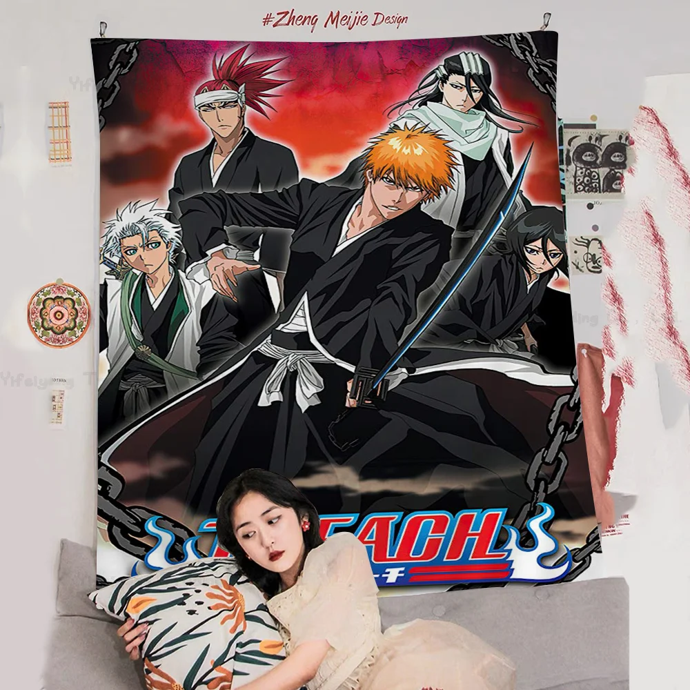 

Japanese Anime Bleach Tapestry Art Printing Bohemian Wall Tapestries Mandala Decor Blanket